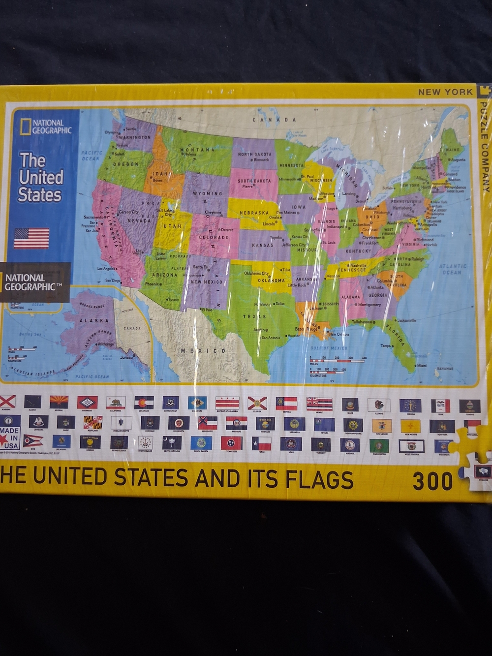 National Geographic USA Map Puzzle